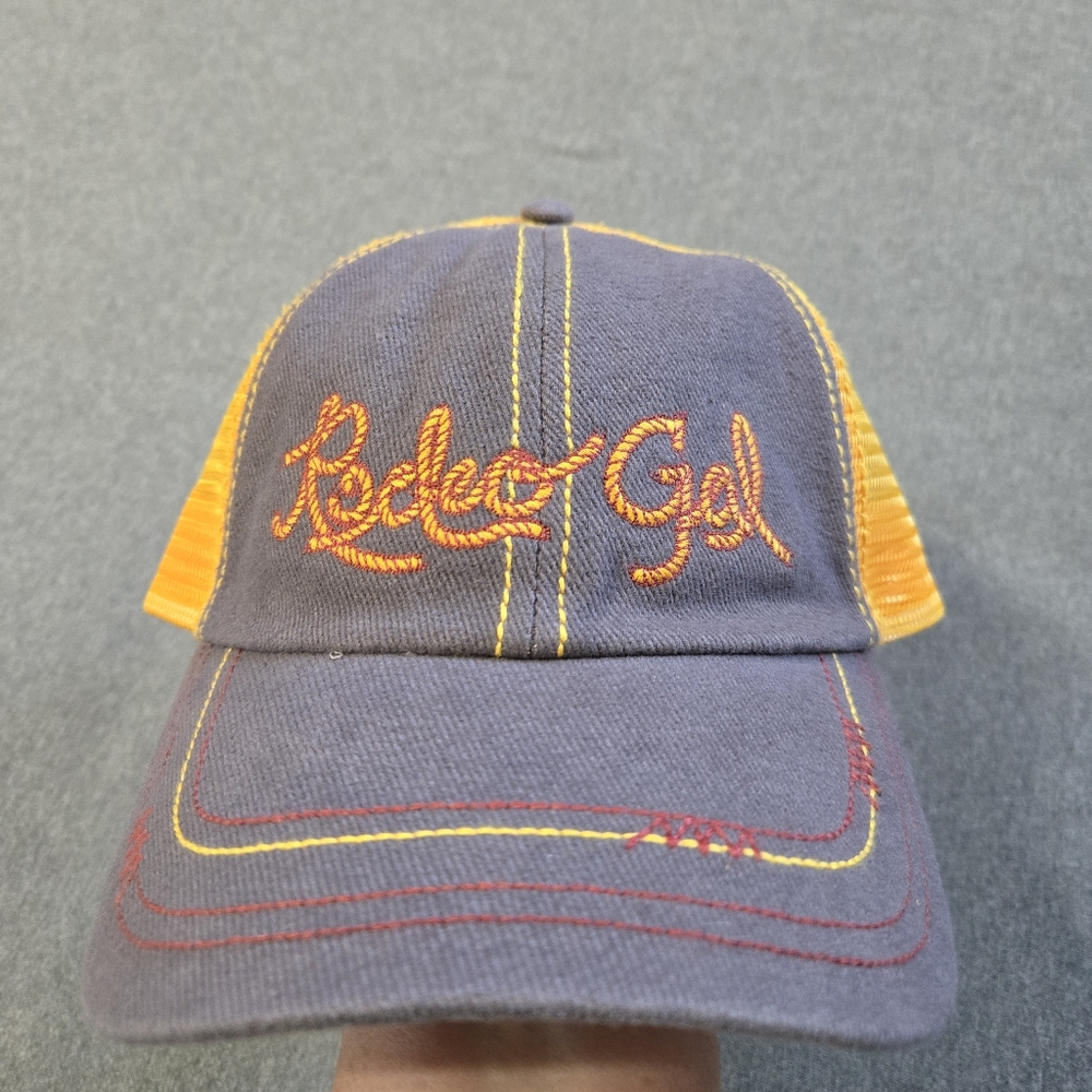 Catchfly Studios Rodeo Gal Snap Back Adjustable Ball Cap Western Cowgirl Ponytai